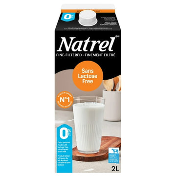 Natrel Lactose Free Fat Free Skim 0%, 2 L