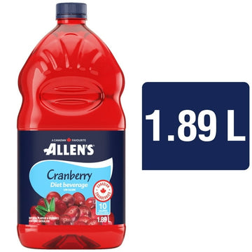 Allen's Cranberry Diet Beverage, 1.89 L