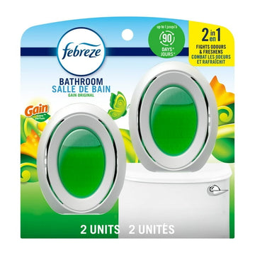 Febreze Bathroom Air Freshener, Odor-Fighting, Gain Original Scent, 15ML
