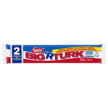 BIG TURK Turkish Delight Candy Bar, 86 g