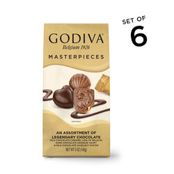 Godiva Masterpieces, Assorted, Set of 6