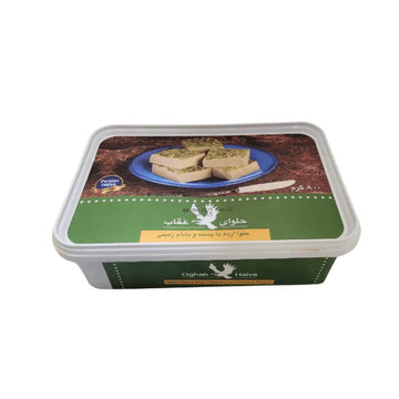 Oghab halva with pistachio and peanut topper 800g