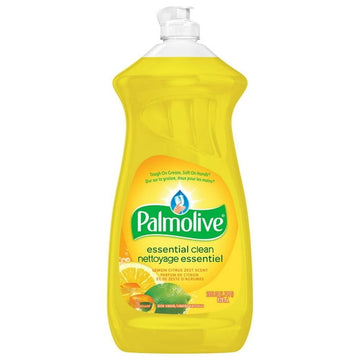 Palmolive Essential Clean Liquid Dish Soap, Lemon Citrus Zest Scent - 828 mL, 828mL