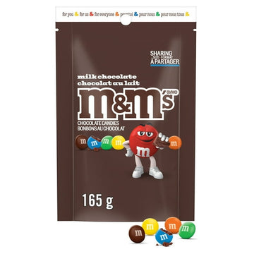 M&M'S, Milk Chocolate Candies, Sharing Bag, 165 g, GOI F&B - Item Short Description