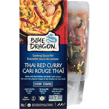 Thai Red Curry Cooking Sauce Kit 3 Step