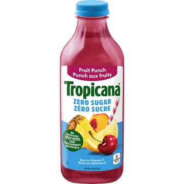 Tropicana Zero Sugar Fruit Punch 1.36L, TPN ZS PCH 1.36