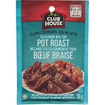 Club House, Dry Sauce/Seasoning/Marinade Mix, Pot Roast, Slow Cookers, 36g