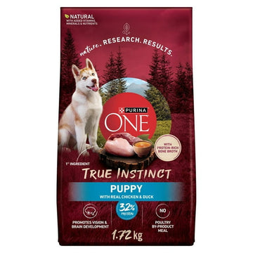 Purina ONE True Instinct Chicken & Duck Recipe, Dry Puppy Food 1.72 kg, 1.72 kg