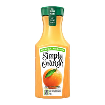 Simply Orange With Pulp Bottle, 1.54 Liters, 1.54 x L