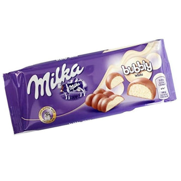 Milka Chocolate Bubbly White 95g