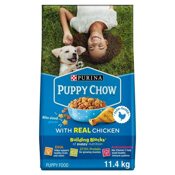 Purina Puppy Chow Complete with Real Chicken, Dry Puppy Food, 2kg-11.4kg