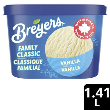 Breyers Vanilla Frozen Dessert, 1.41 L