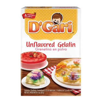 D'Gari Unflavored Jelly 1 Oz