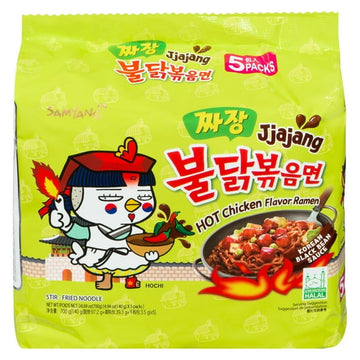 Samyang – Spicy Chicken Buldak Noodle (Jjajang) 140g x 5