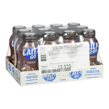 Milk 2 Go Milk Chocolate 1% Bottle 310ML/10.4 oz (12/Case)