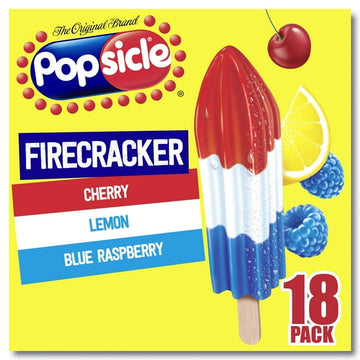Popsicle Firecracker Ice Pops, 18 x 50 mL