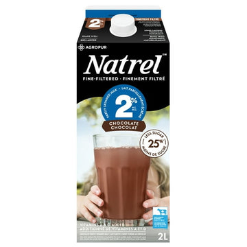 Natrel Fine-filtered 2% Chocolate Milk, 2 L