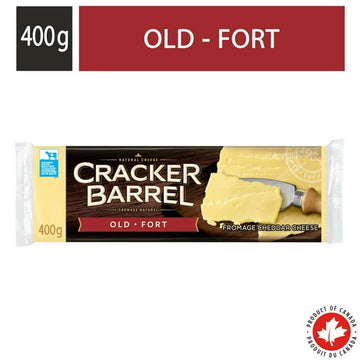 Cracker Barrel Cheddar White Old Cheese, 400g