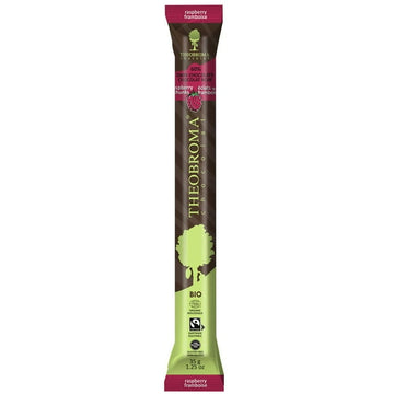 60% DARK CHOCOLATE BATON WITH RASPBERRY CHUNKS, 60% dark chocolate baton with real raspberry