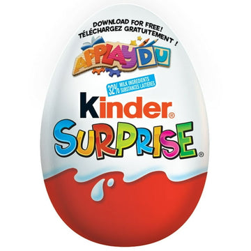 KINDER SURPRISE® Milk Chocolate Eggs with Toy, Classic, 1 Egg, 20 grams
