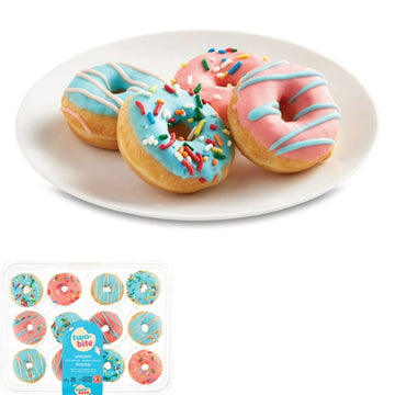 Two-Bite Unicorn Iced Donuts, 12 pieces, 227 g