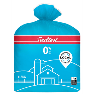 Sealtest Skim 0% Milk, 4 L bag