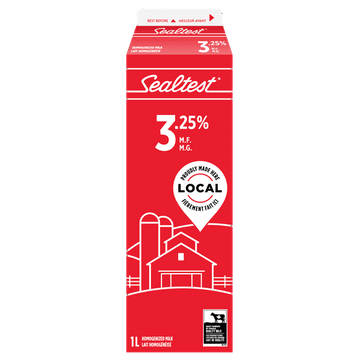 Sealtest Homogenized 3.25% Milk, 1 L