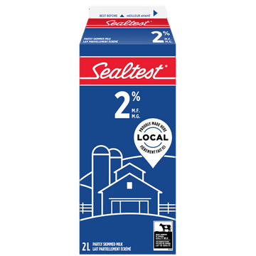Sealtest Partly Skimmed 2% Milk, 2 L