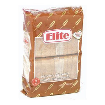 ELITE WHOLE WHEAT RUSKS – 180G