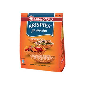 Papadopoulos Krispies Wheat Rusks With Sesame – 200G