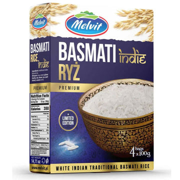 Melvit White Basmati Rice, 400g