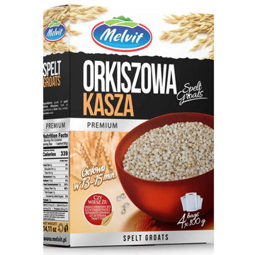 Melvit Spelt Groats, 400g