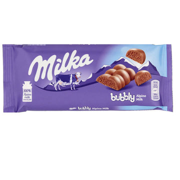 Milka Bubbly Alpine Milk Chocolate, 95g