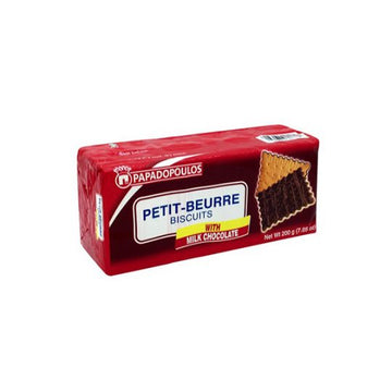Papadopoulos Petit Beurre Biscuits With Chocolate – 200G