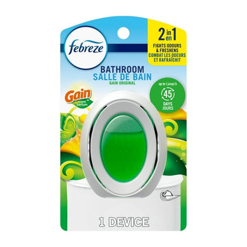 Febreze Bathroom Air Freshener, Odor-Fighting, Gain Original Scent, 7.5ML