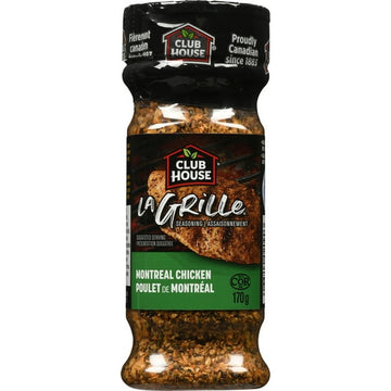 Club House La Grille Montreal Chicken Seasoning, 170 g, 170g