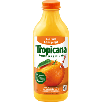 Tropicana 100 % Pure Orange Juice No Pulp 1.36L, 1.36L TROPNP