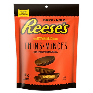 REESE’S THiNS PEANUT BUTTER CUPS Dark Chocolate, 165g