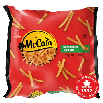 McCain® Shoestring Fries, Made in Canada from domestic and imported ingredients, 1.5kg