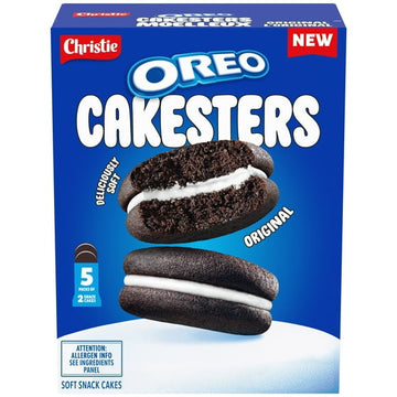 OREO Cakesters Soft Snack Cakes, 5 57g Snack Packs, Original, 285 g