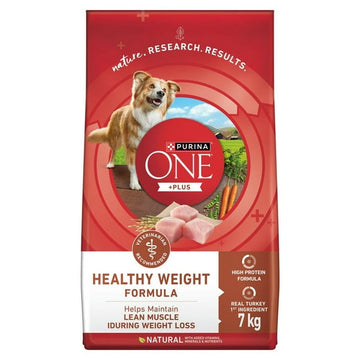 Purina ONE Healthy Weight Turkey, Dry Dog Food 7 kg, 7 kg