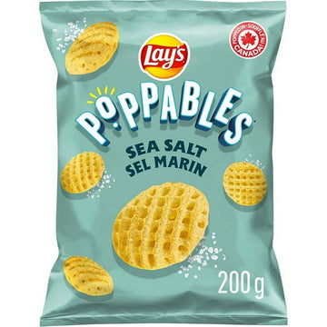 Lay’s Poppables Sea Salt Flavoured Potato Snacks, 200 g.