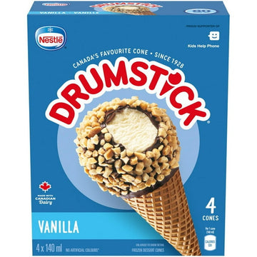 NESTLÉ® DRUMSTICK® Vanilla, 4-Pack 4 x 140 ml, 560 ML