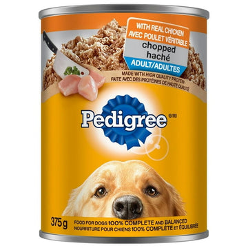 Pedigree Chopped Adult Wet Dog Food With Real Chicken, 375g