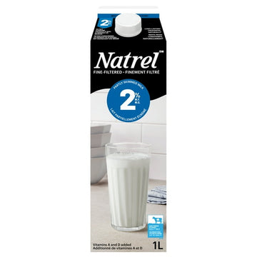 Natrel Fine-filtered 2% Milk, 1 L