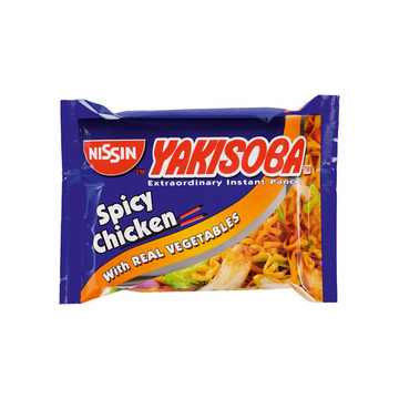 Nissin Yakisoba Spicy Chicken Instant Pancit 59g