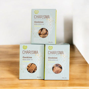 Charisma Cookies with olive oil and almonds 120g
