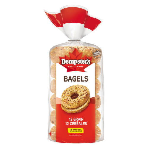 Dempster's bagel  12 grain 600g