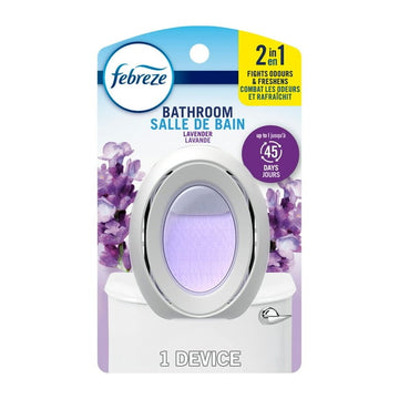 Febreze Bathroom Air Freshener, Odor-Fighting, Lavender Scent, 7.5ML