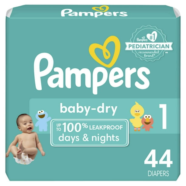 Pampers baby dry size 1 44 diapers